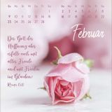 Zarte Blumengrüße 2025 - Tischkalender